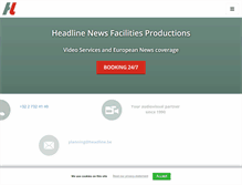 Tablet Screenshot of headline.be